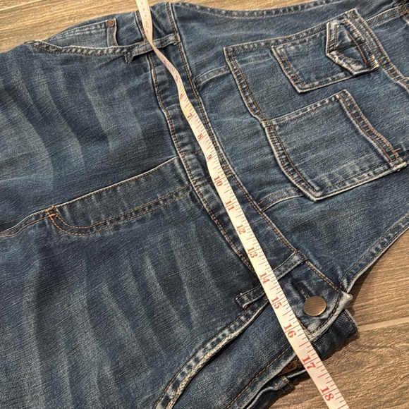 Free People medium Blue Jean Overalls - Picture 13 of 15